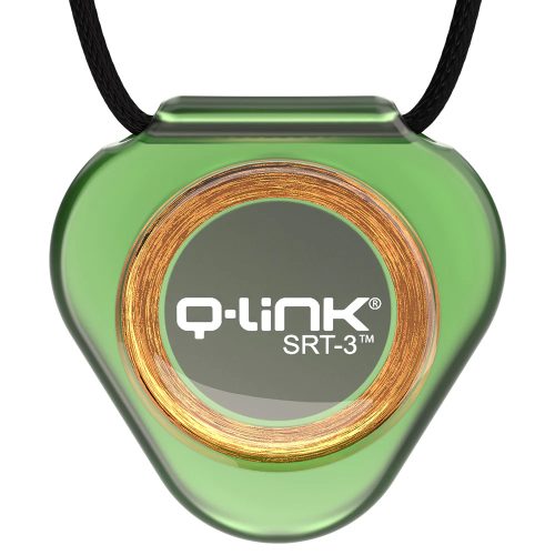 תליון קיו לינק אקרילי SRT3 אבן ירוקה שקוף | Q-Link Acrylic SRT-3 Pendants