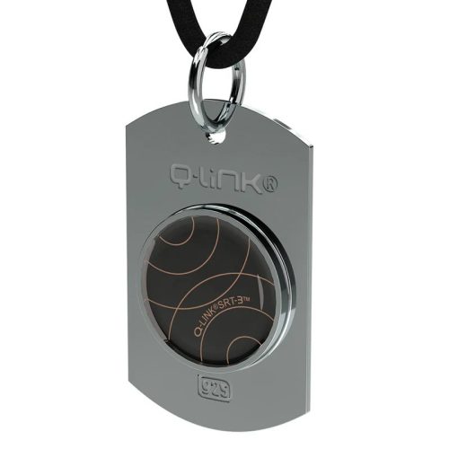 Q-Link .925 Silver SRT-3 Tag תליון קיו לינק עשוי כסף אמיתי